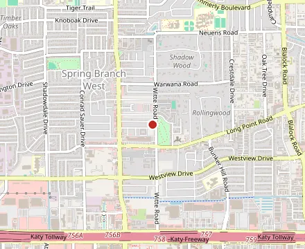 Map showing BORI - Spring Branch