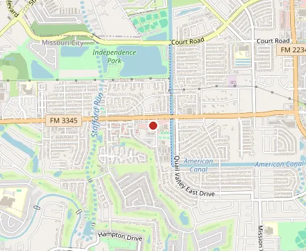 Map showing Alex's Kitchen