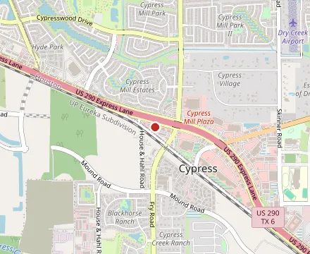 Map showing Rice & Bean