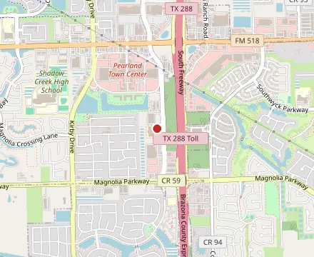 Map showing Nishiki Japanese Restaurant